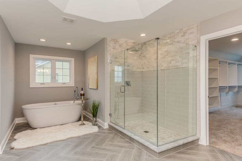 Open Concept Shower Layout